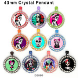10pcs/lot  girl  glass picture printing products of various sizes  Fridge magnet cabochon