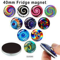 10pcs/lot  pattern  glass picture printing products of various sizes  Fridge magnet cabochon