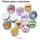 30mm glass cabochon