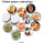 14mm glass cabochon