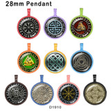 10pcs/lot  pattern  glass  picture printing products of various sizes  Fridge magnet cabochon