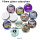 16mm glass cabochon