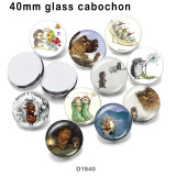 10pcs/lot  Little hedgehog  glass  picture printing products of various sizes  Fridge magnet cabochon