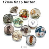 10pcs/lot  Little hedgehog  glass  picture printing products of various sizes  Fridge magnet cabochon