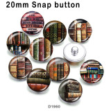 10pcs/lot  book  glass  picture printing products of various sizes  Fridge magnet cabochon