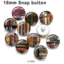 10pcs/lot  book  glass  picture printing products of various sizes  Fridge magnet cabochon