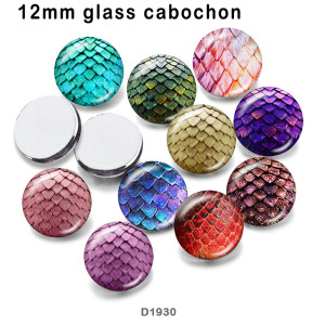 10pcs/lot  pattern  glass  picture printing products of various sizes  Fridge magnet cabochon