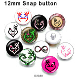 10pcs/lot  Deer   glass  picture printing products of various sizes  Fridge magnet cabochon