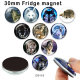 10pcs/lot  Fox  glass  picture printing products of various sizes  Fridge magnet cabochon