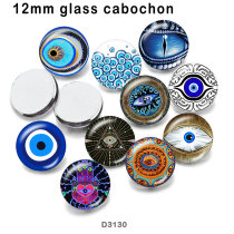 10pcs/lot  eye  glass  picture printing products of various sizes  Fridge magnet cabochon