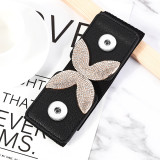 Width 6cm Length 60-80cm Fashion Ladies Dress Elastic Decorative Belt fit two 20MM chunks snaps jewelry