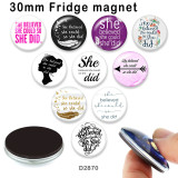 10pcs/lot  Feather  arrow  glass  picture printing products of various sizes  Fridge magnet cabochon