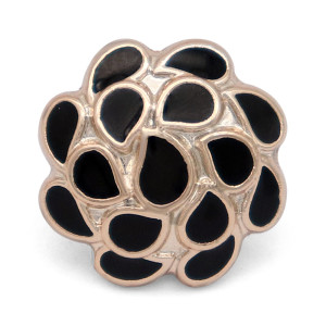 20MM design resin snap gold Plated  snap button