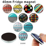 10pcs/lot  pattern  glass  picture printing products of various sizes  Fridge magnet cabochon