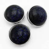 18MM snap Natural stone turquoise snap buttons