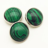 18MM snap Natural stone turquoise snap buttons