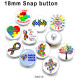 10pcs/lot  Ribbon  color  glass  picture printing products of various sizes  Fridge magnet cabochon