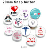 10pcs/lot  Nurse  glass  picture printing products of various sizes  Fridge magnet cabochon
