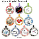 10pcs/lot  Faith   glass  picture printing products of various sizes  Fridge magnet cabochon