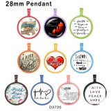 10pcs/lot  Faith   glass  picture printing products of various sizes  Fridge magnet cabochon