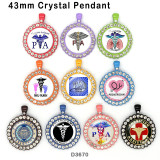 10pcs/lot  Nurse   glass  picture printing products of various sizes  Fridge magnet cabochon