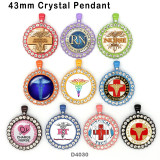 10pcs/lot  Nurse  glass  picture printing products of various sizes  Fridge magnet cabochon