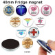 10pcs/lot  Nurse   glass  picture printing products of various sizes  Fridge magnet cabochon