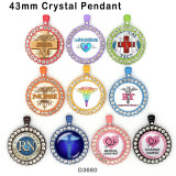 10pcs/lot  Nurse   glass  picture printing products of various sizes  Fridge magnet cabochon