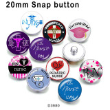 10pcs/lot  Nurse   glass  picture printing products of various sizes  Fridge magnet cabochon