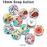 10pcs/lot   Flower   glass  picture printing products of various sizes  Fridge magnet cabochon