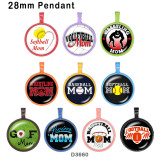 10pcs/lot  MOM   glass  picture printing products of various sizes  Fridge magnet cabochon
