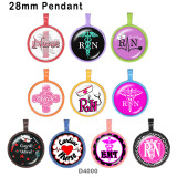 10pcs/lot  Nurse  glass  picture printing products of various sizes  Fridge magnet cabochon
