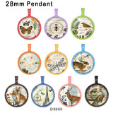 10pcs/lot  Butterfly  Dragonfly   glass  picture printing products of various sizes  Fridge magnet cabochon