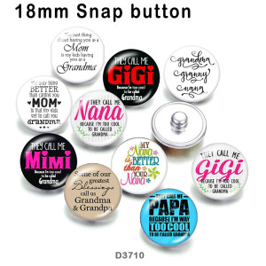 10pcs/lot  words   glass  picture printing products of various sizes  Fridge magnet cabochon