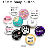 10pcs/lot  MOM  Nana  glass  picture printing products of various sizes  Fridge magnet cabochon