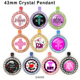 10pcs/lot  Nurse  glass  picture printing products of various sizes  Fridge magnet cabochon