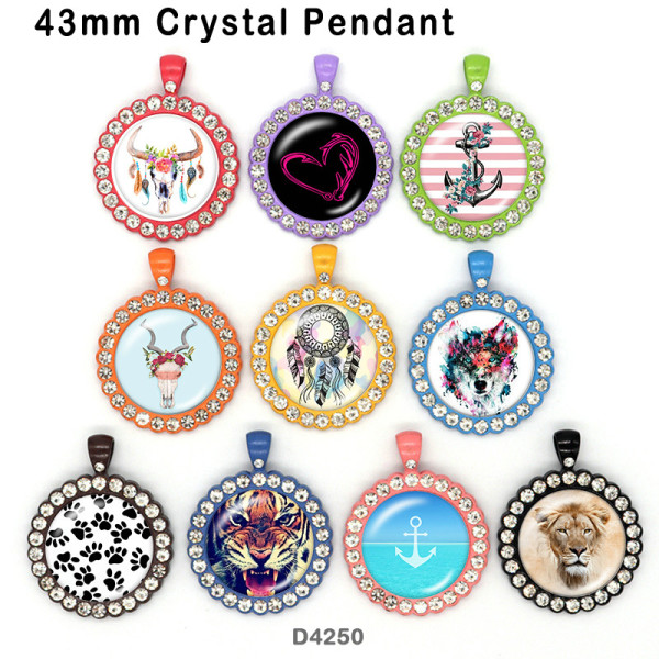 10pcs/lot  Dreamcatcher  tiger glass picture printing products of various sizes  Fridge magnet cabochon