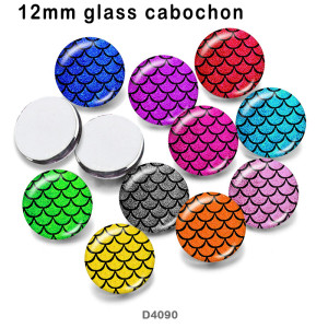10pcs/lot  pattern  glass  picture printing products of various sizes  Fridge magnet cabochon