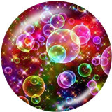 20MM   Pretty   Flower   Print   glass  snaps buttons
