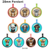10pcs/lot   Animal  Elephant  glass  picture printing products of various sizes  Fridge magnet cabochon