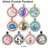 10pcs/lot  pattern  glass  picture printing products of various sizes  Fridge magnet cabochon