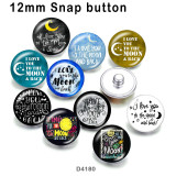 10pcs/lot  words   MOM  glass  picture printing products of various sizes  Fridge magnet cabochon