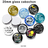 10pcs/lot  words   MOM  glass  picture printing products of various sizes  Fridge magnet cabochon