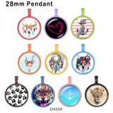10pcs/lot  Dreamcatcher  tiger glass picture printing products of various sizes  Fridge magnet cabochon
