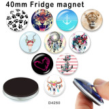 10pcs/lot  Dreamcatcher  tiger glass picture printing products of various sizes  Fridge magnet cabochon