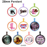 10pcs/lot  shoes  glass picture printing products of various sizes  Fridge magnet cabochon