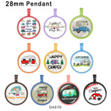 10pcs/lot  Happy  Car  campei  glass picture printing products of various sizes  Fridge magnet cabochon