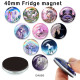 10pcs/lot  Unicorn  glass picture printing products of various sizes  Fridge magnet cabochon