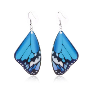 Acrylic butterfly earrings 316L stainless steel ear hooks