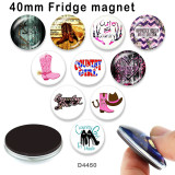 10pcs/lot  shoes  glass picture printing products of various sizes  Fridge magnet cabochon